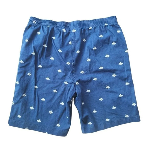 Tradition High Rise Mom Cotton Shorts, Bees, 14 - Picture 4 of 6